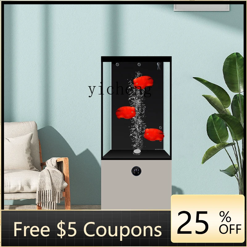 

U1 ultra-white glass bottom filter goldfish tank aquarium floor living room household fish tank