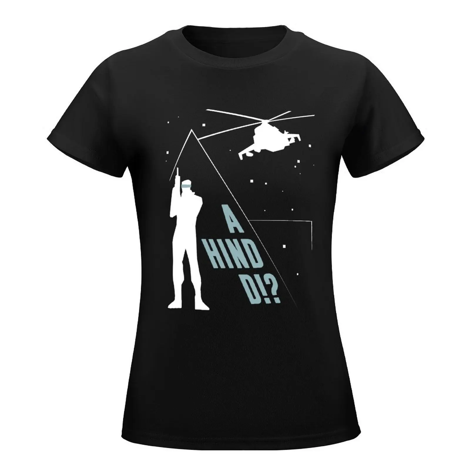 Metal Gear Solid - 'A Hind D!?' Mk.2 T-Shirt summer clothes summer tops Women's clothing