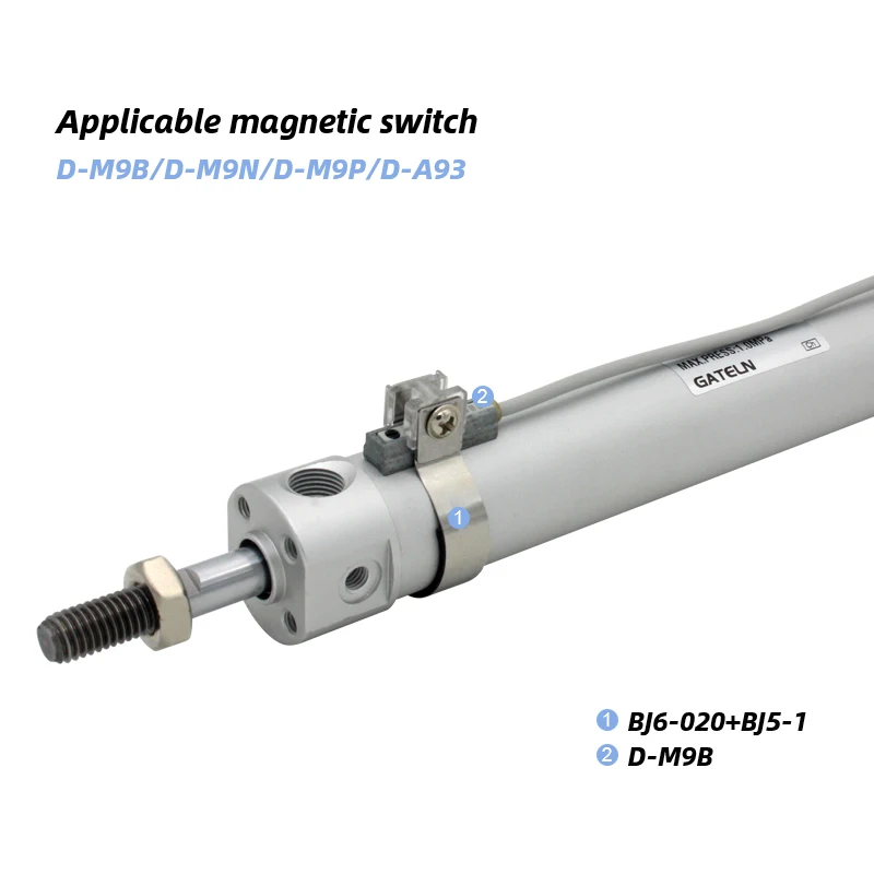 CDG1BN20 CDG1BN25 CDG1BN32 CDG1BN40 CDG1BN50 CDG1BN63 أجزاء مناور الذراع المائلة آلة تسحب الأسطوانة العلوية والسفلية
