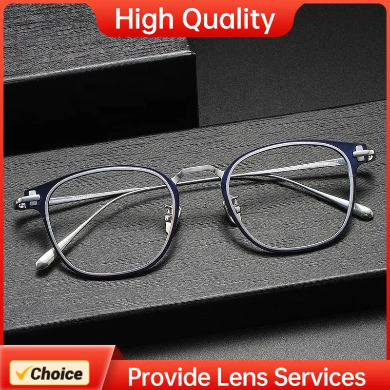 Japanese TAYLOR Artistic style Eyeglasses Frames Titanium For Men Women Round SKOLL WITH RESPECT Glasses Frame Customizable