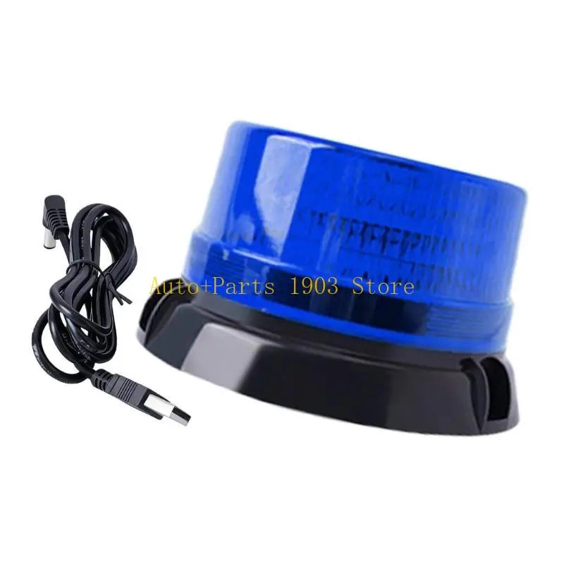E21C Vehicle Solar Warning Light Waterproof Design Attachment Emergency Light for Quick Mount High Intensity LEDs