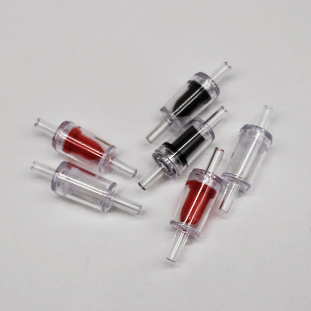10/30Pcs 4mm Check Valve Fish Tank Aquarium CO2 System Garden Water Pump Micro Irrigation One Way No Return Check Valve 2 Colors