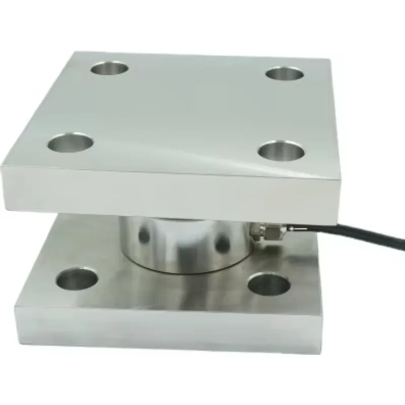 Heavy-duty Stainless Steel IP67 Rated Weighing Assembly with Compression Load Cell 1-100kN 0.05% Accuracy for Silo Weighing