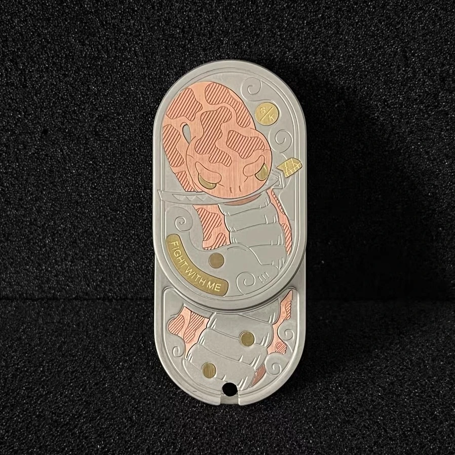 2.0 Verzegelde Crystal Snake Mechanische Fidget Slider Fidgeting Speelgoed EDC Zintuiglijke Anti Stress Fidget Spinner Speelgoed