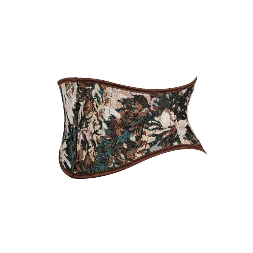 Короткие женщины кофейного цвета представляет собой пояс с зажимом на талии и корсет для коррекции фигуры.