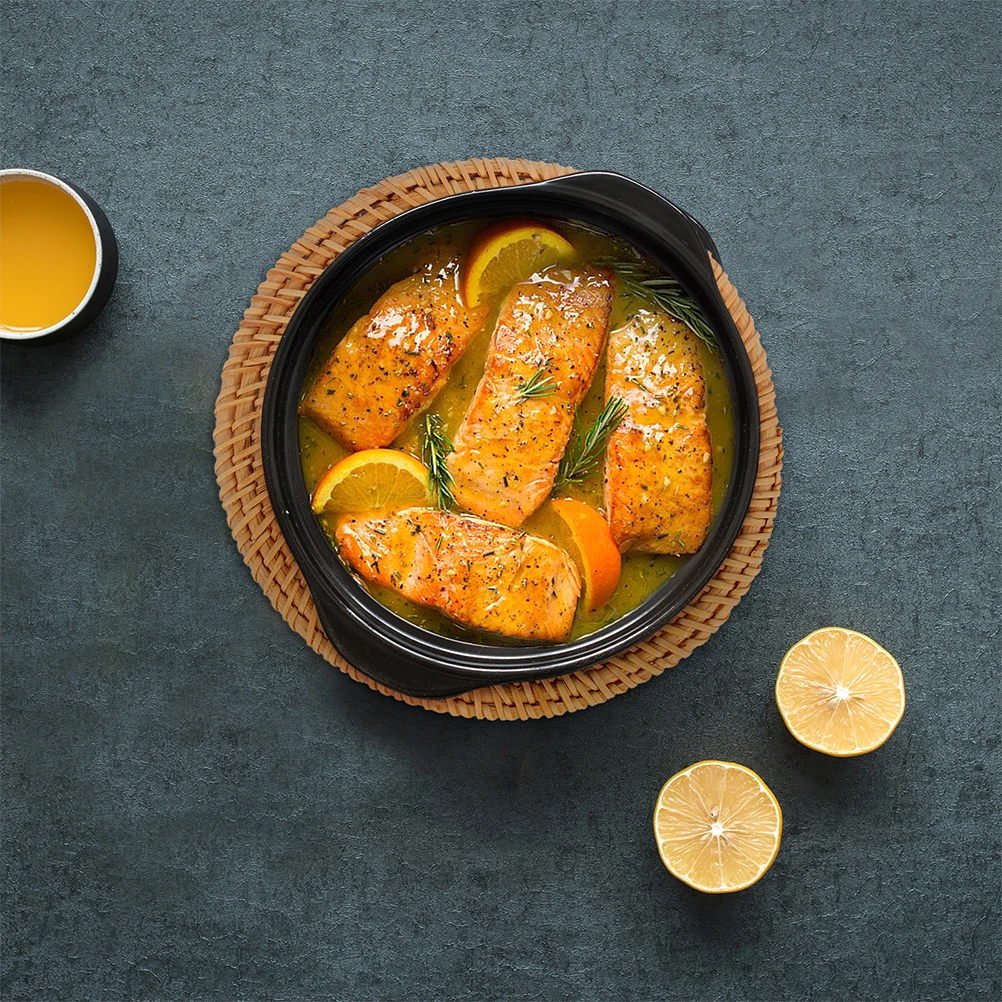 

3 Pcs Woven Insulation Pads 8CM Anti Scald Placemats Heat Resistant Kitchen Mats Table Accessories Home Decor