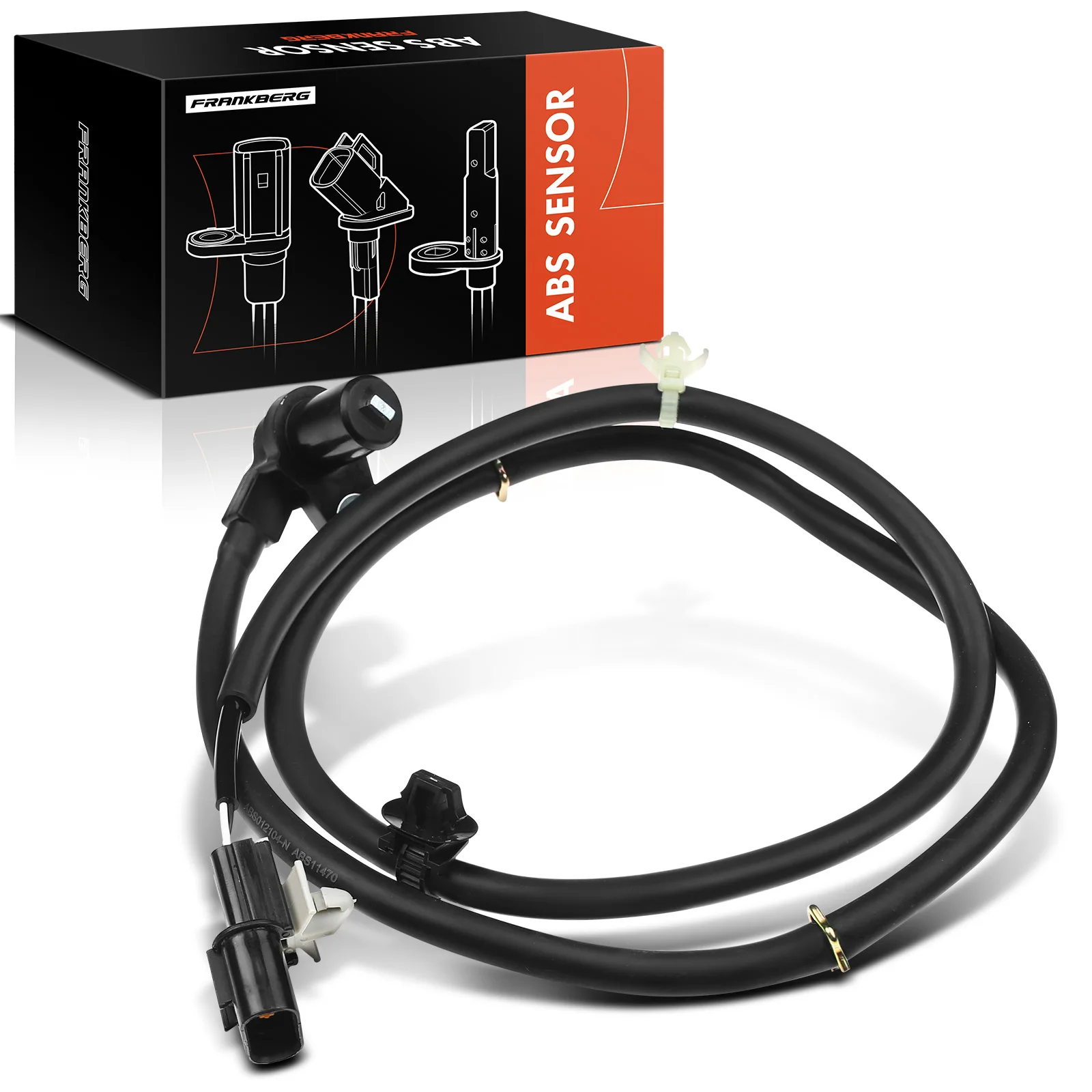 Frankberg 1x ABS Sensor Vorderachse Links für Mitsubishi Lancer Cargo Kasten/Kombi Kombi Stufenheck VII Station Wagon MR527311