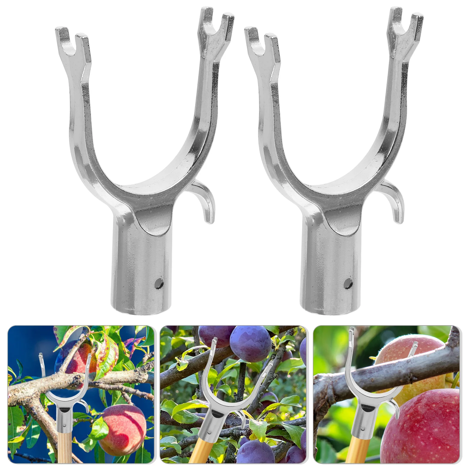 

6 Pcs Orchard Fruit Tree Support Fork Plant Compression Bracket Straightening Tool Bonsai Branch Trunk Aluminum Alloy