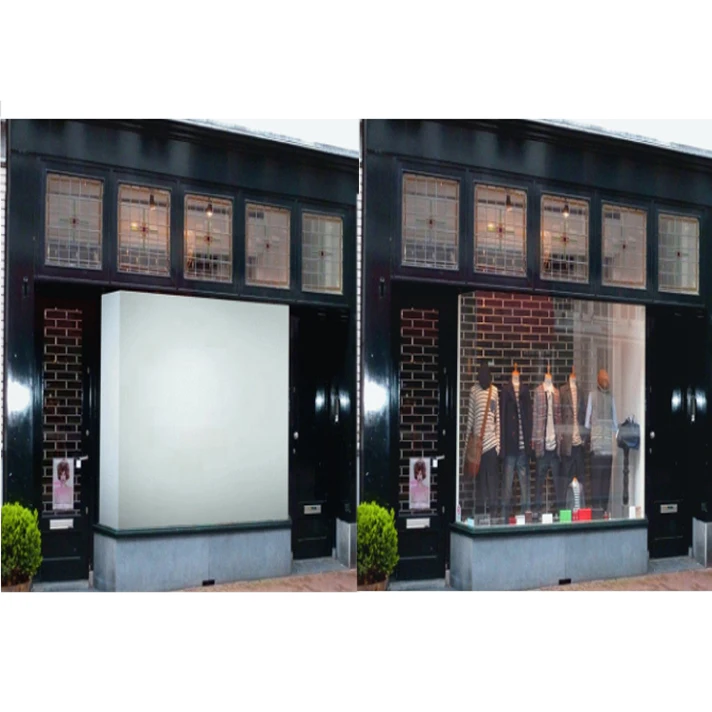 Color Changing Pet Film Privacy Glass Pdlc Color Changing Electronic Glass For Doors Windows