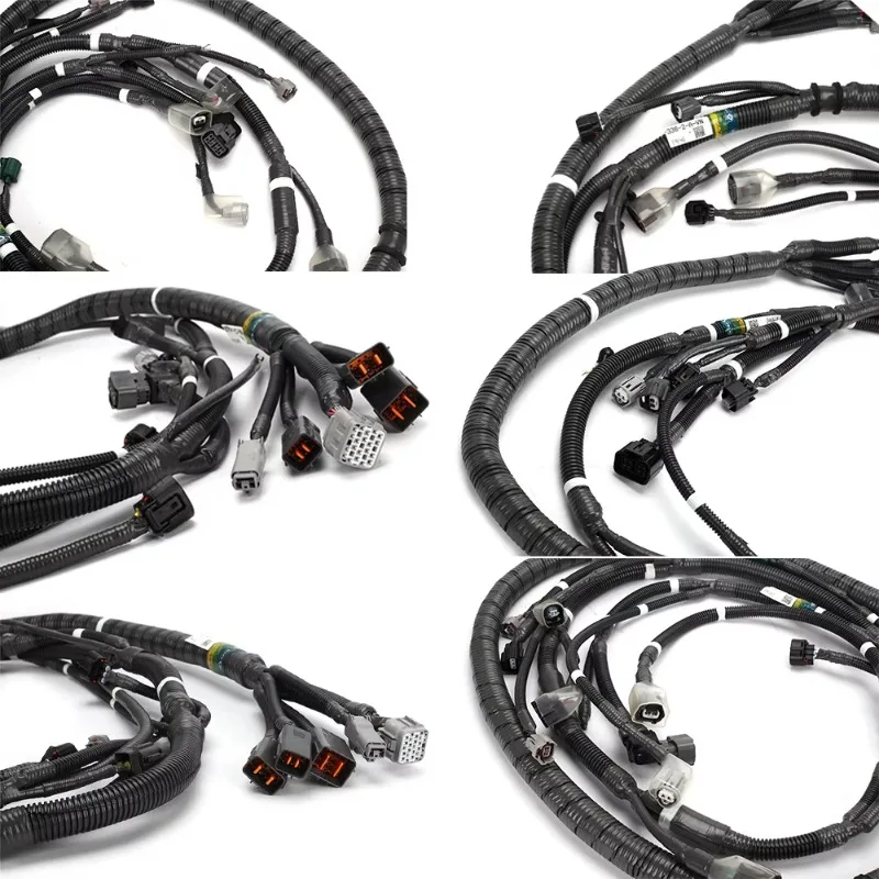 SK200-6 Excavator Hydraulic Pump Wire Harness Kobelco Outside Wiring Harness