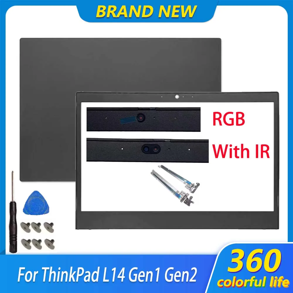 Laptop Case For ThinkPad L14 Gen1 Gen2 LCD Screen Back Cover Front Bezel Palmrest Fingerprint SSD Upper Lower Bottom Cover
