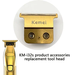 Kemei-KM-i32s de alta calidad con cuchilla de afeitar, accesorios de barbero, equipo de peluquería