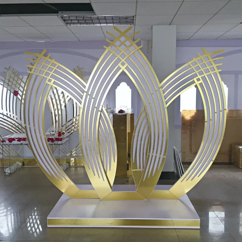 L285xH245cm New Decoration Wedding Stage Decoration Background Wall