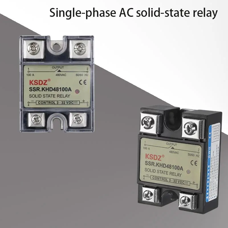 SSR single-phase solid-state relay KHD4840A KHA4825A 75AA DC24V control AC380V industrial contactless switch module