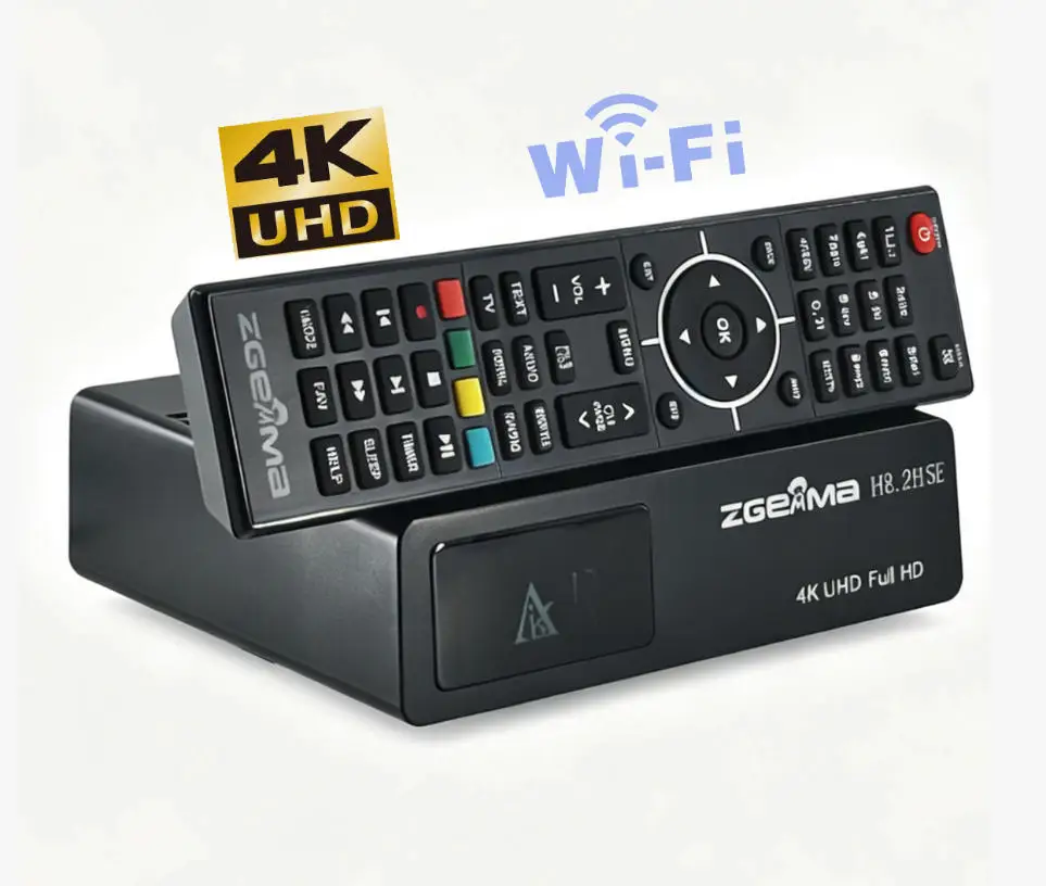 【Genuine]】2026Newest Zgemma H8.2H SE Linux Enigma2 DVB-S2X+DVB-T2/C Linux Satellite Cable Terrestrial 4K UHD Receiver Support CA