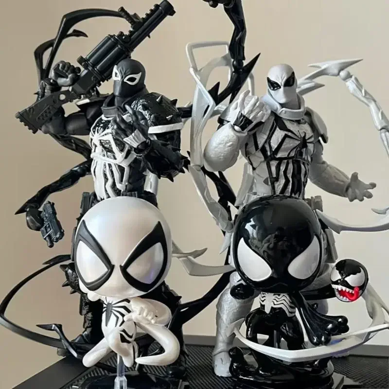 В наличии Ct Toys Spiderman Shf Agent Anti Venom Фигурка Удивительный Ямагучи Человек-Паук Майлз Моралес Аниме Фигурка Подарки Игрушки