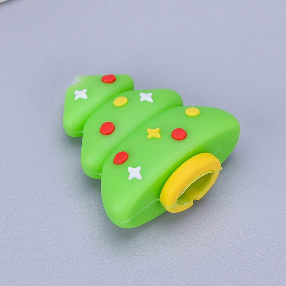 

4 Pcs Data Cable Protective Sleeve Winder Case Cartoon Earphone Protection Cover