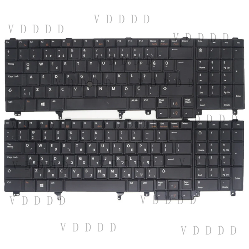 Teclado Z para Dell E6520 E5520 E5530 E6530 M4600 M6600 M4700 M6700