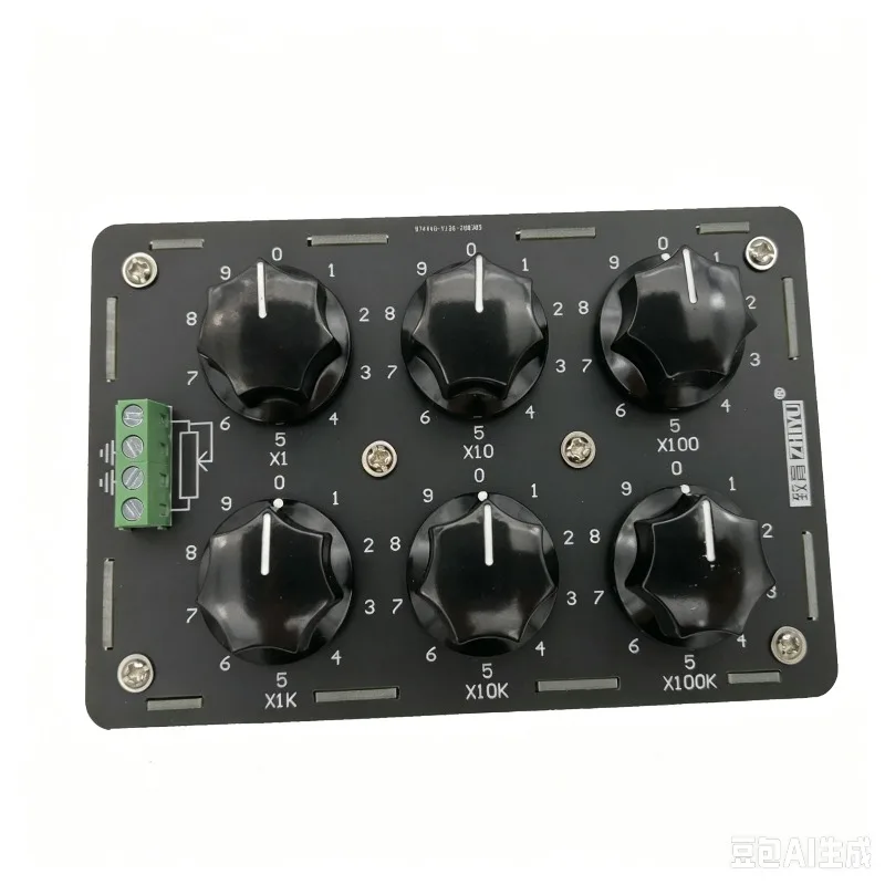 Practical Precision Adjustable Resistance Box 999.999K Experimental Simulation Precision Varistor Full Shielding