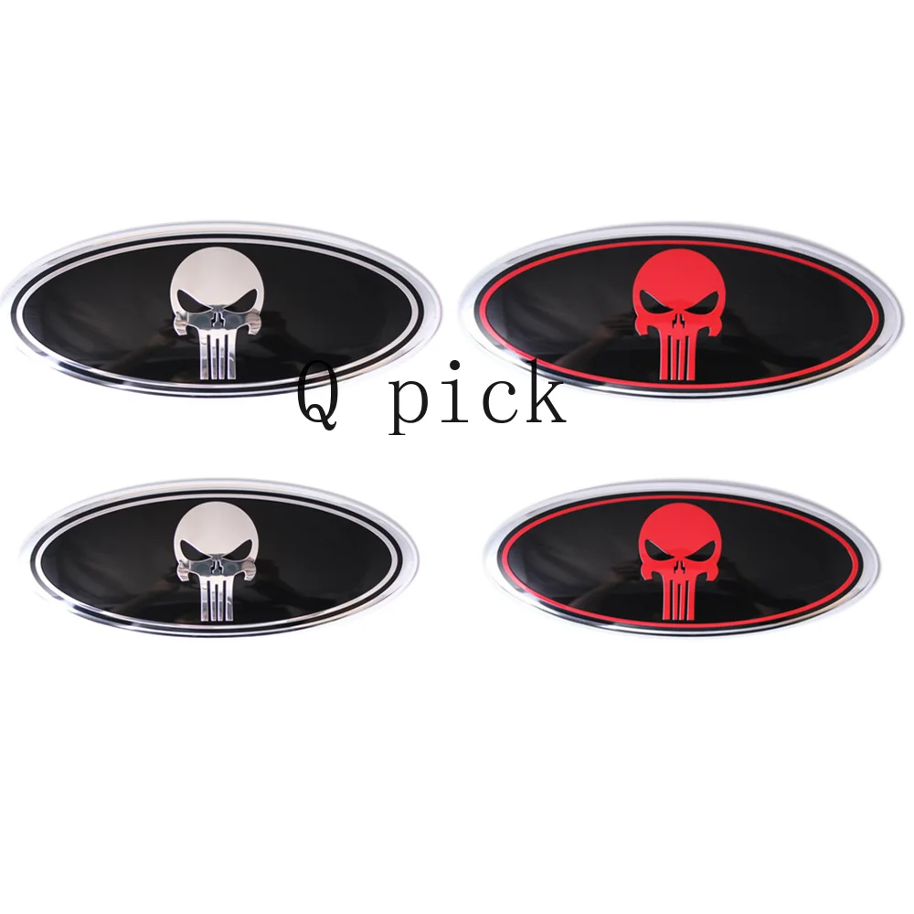 

7 "/9" наклейки-карамеры и декор, передняя решетка, задняя овальная эмблема задней двери для F-150 F-250 Edge Explorer, автомобильный значок, аксессуары