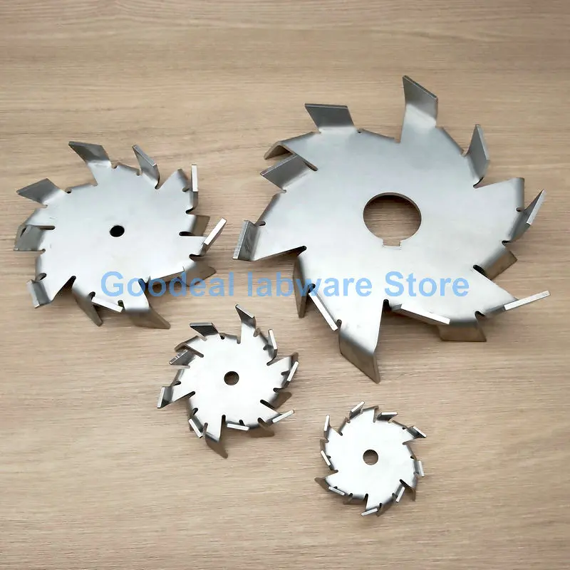 1pc laboratory 304 stainless steel Sawtooth Stirring blade, Suitable for mixing high viscosity material Dispersing Plate