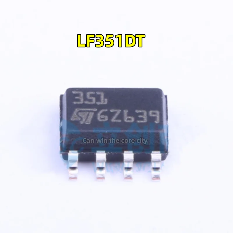 10 pieces LF351DT 351 Patch SOP8 input IC chip full broadband wide single JFET computing amplifier is brand new