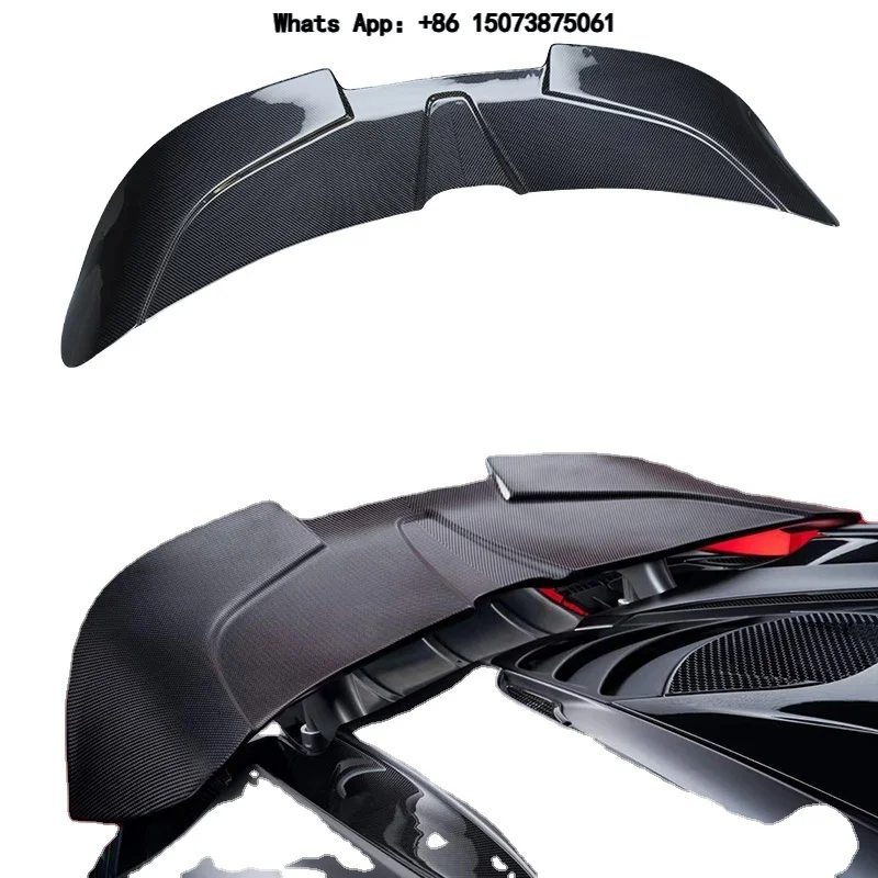 Dry Carbon Fiber High Quality RYF Replacement Single Deck Rear Wing Spoiler for Mc-Laren 720S