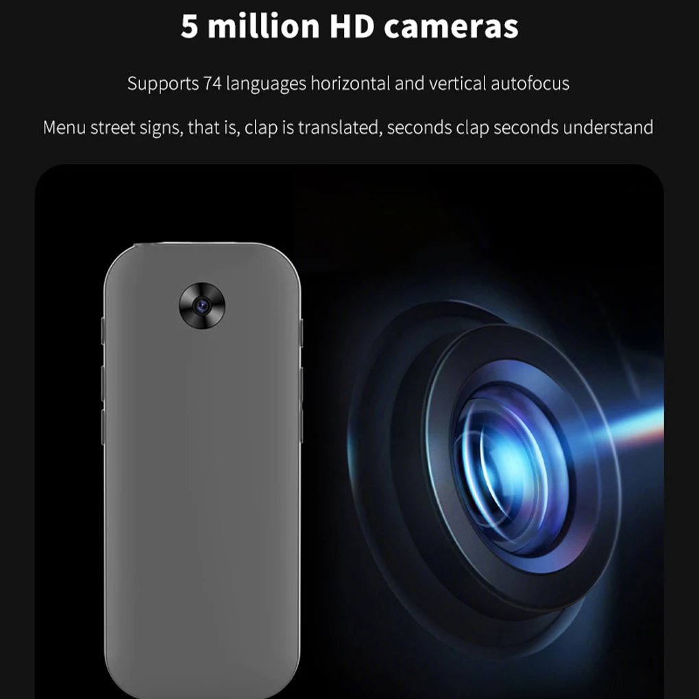 جهاز مترجم اللغة S85 pro 4 بوصة 138 لغة تسجيل فيديو صوتي ترجمة ترجمة غير متصل 8 جيجابايت 2000 مللي أمبير في الساعة