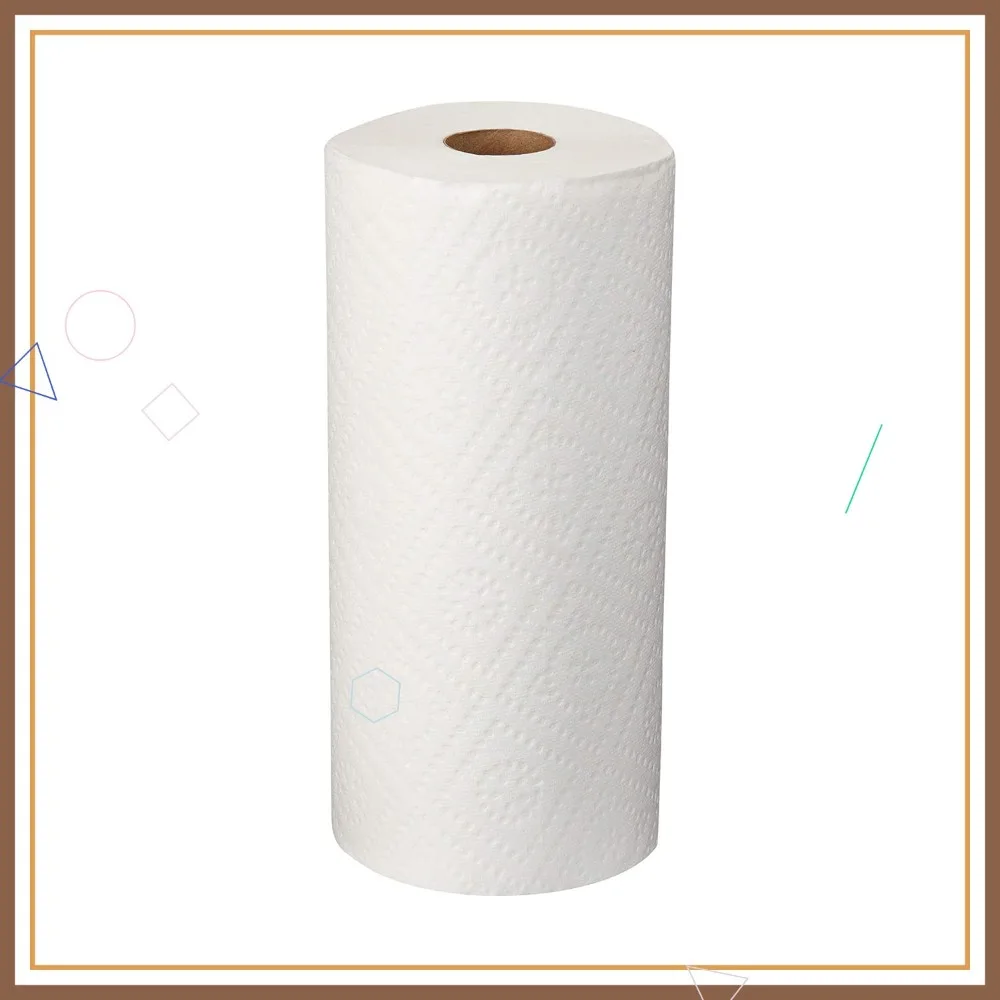 

2-Ply White Kitchen Paper Towels, Absorbent & Thick, Individually Wrapped, 140 Towels/Roll, 30 Rolls
