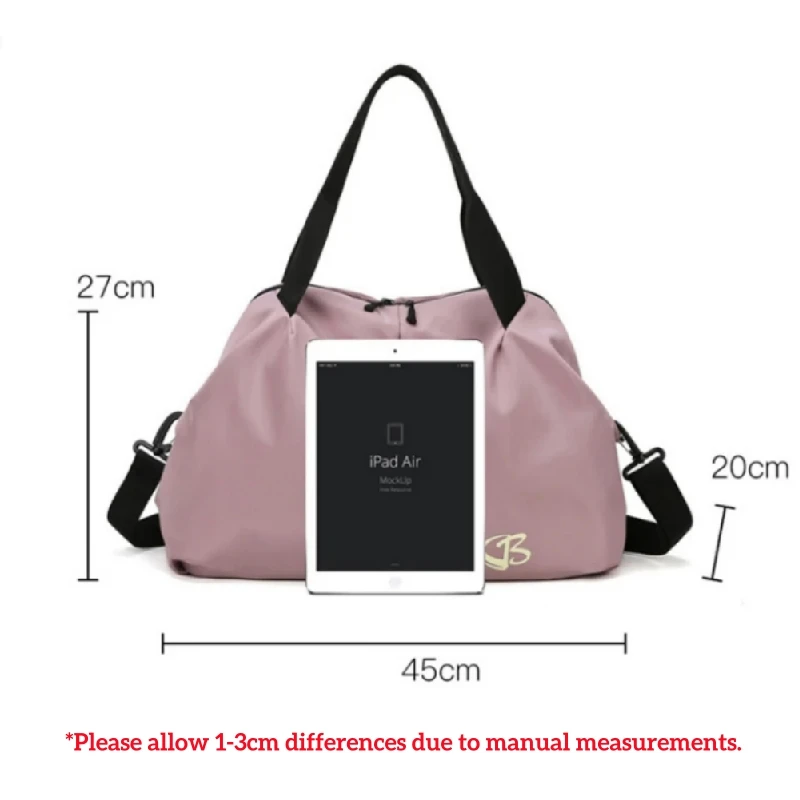 Large Capacity Gym Bag Women\'s Swimming Yoga Fitness Tote Sports Shoulder Messenger Bags Dry Wet Travel Duffle Weekend Handbags