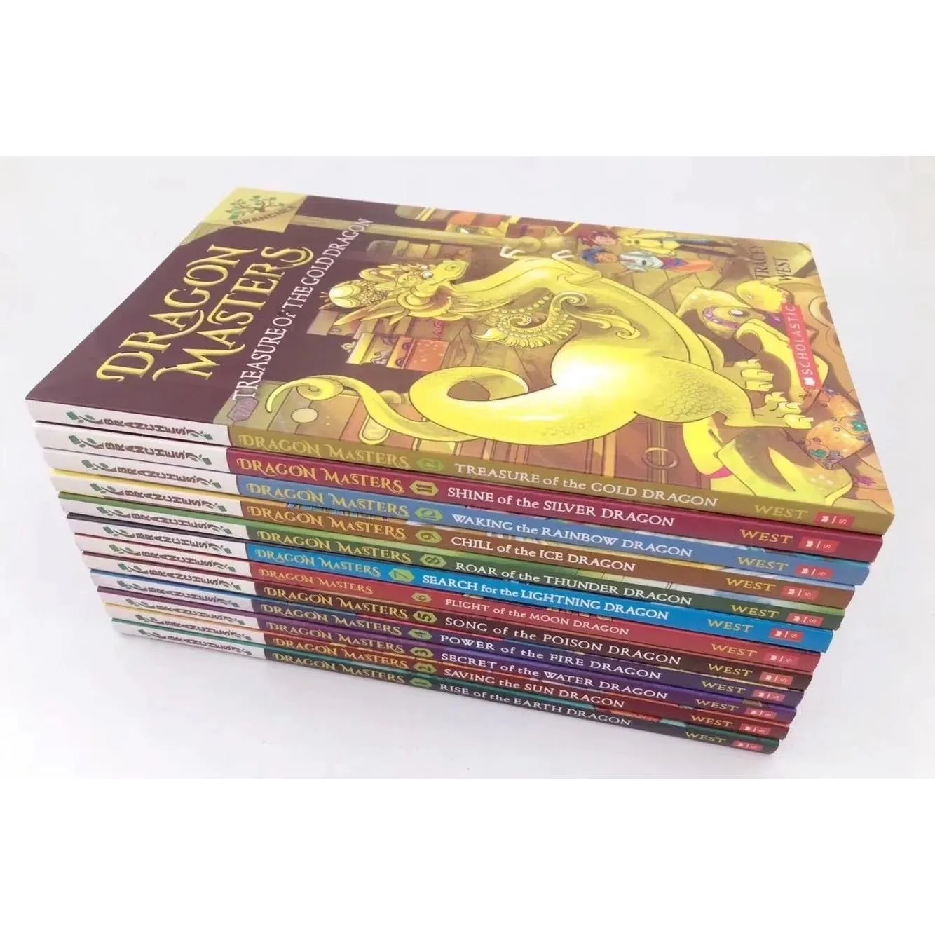 20 Pcs/Set Dragon Masters Children Books Kids English Reading Story Book Chapter Book Novels for 5-10 Years