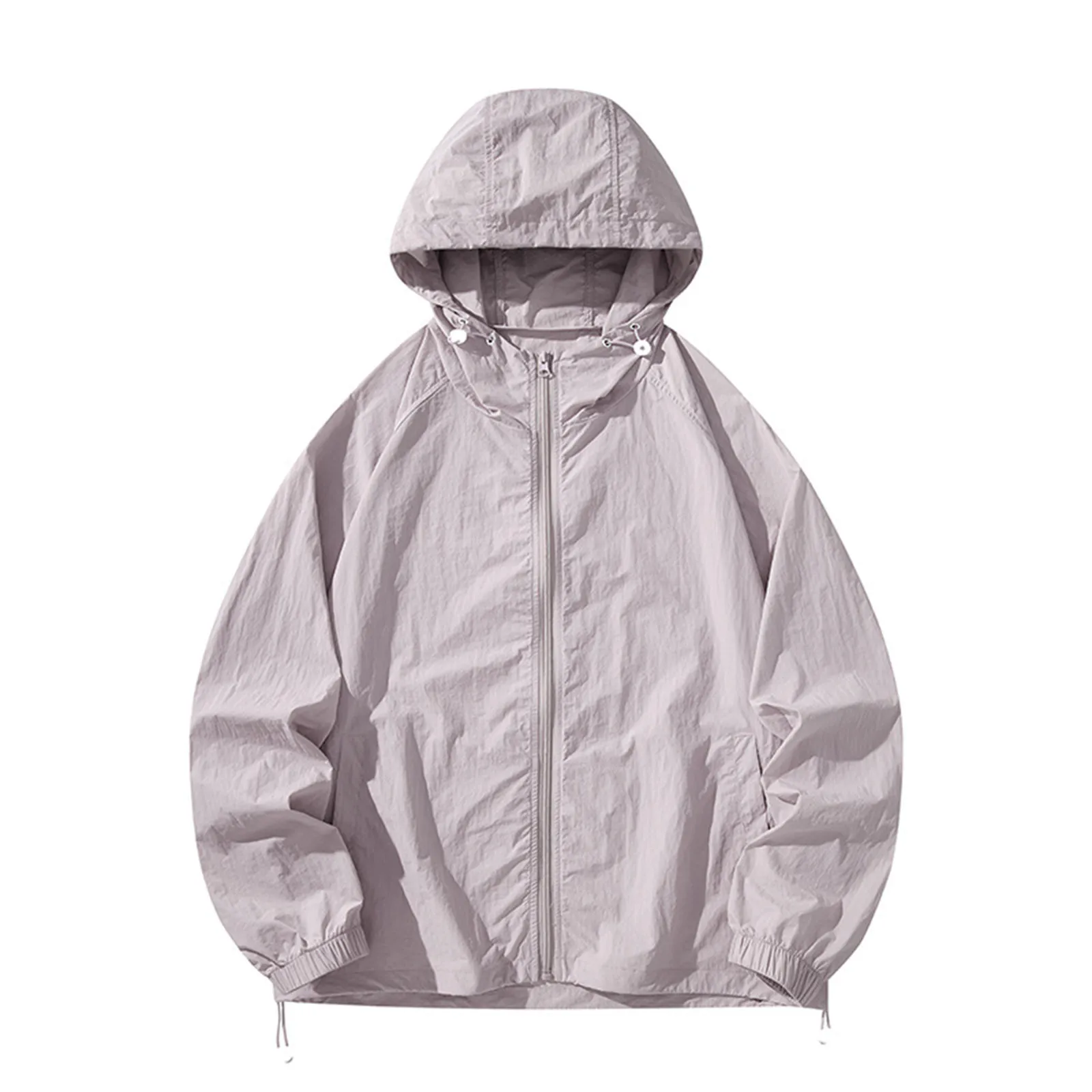 

Summer New High Quality Thin Fishing Jacket Couple Style Men's Anti UV Large Size Sunscreen Clothing Lightweight Varsity Jacket