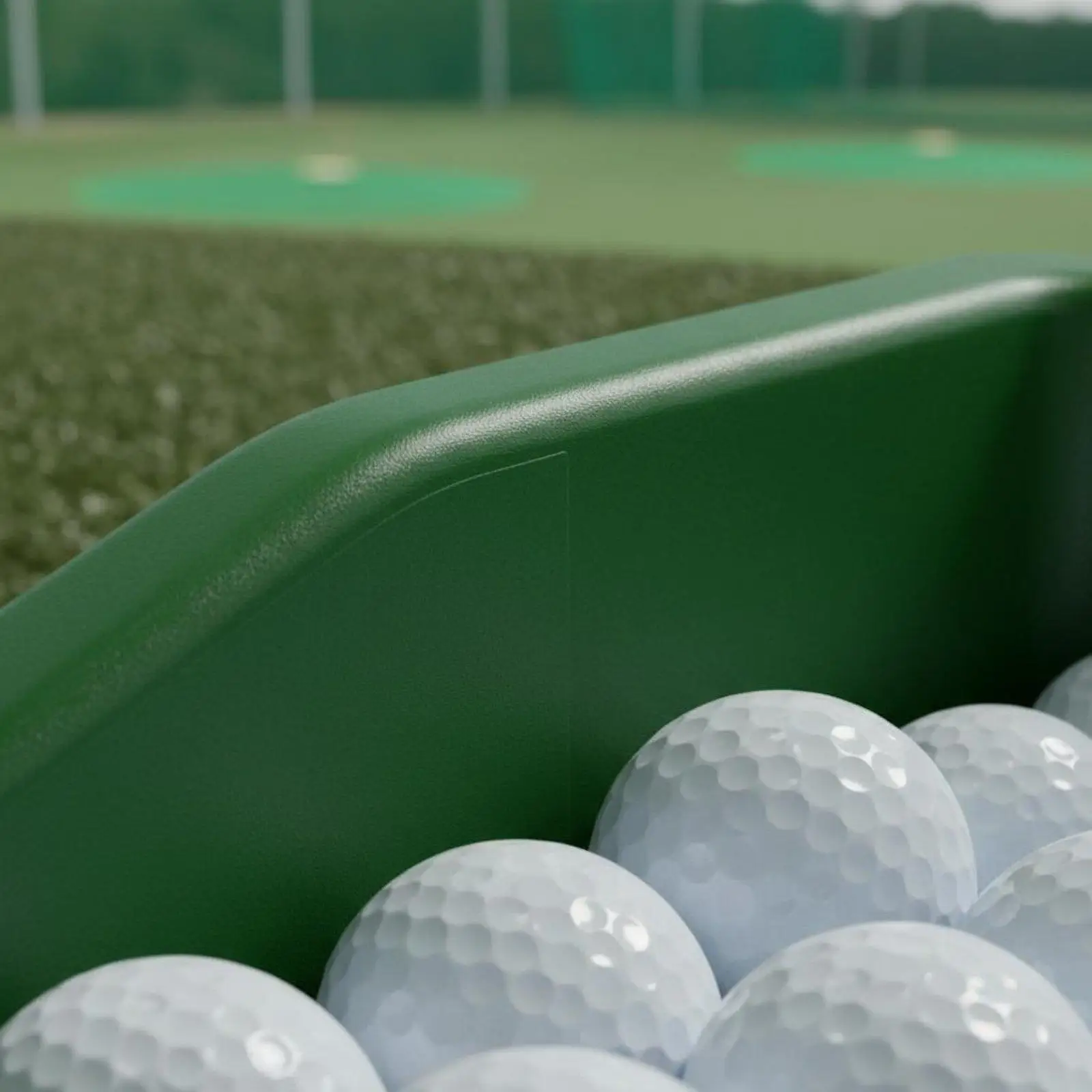 Golf Training Tee Box with Durable ABS Resin Shell for Indoor Outdoor Use and Compact Storage for Convenient Practice Setup
