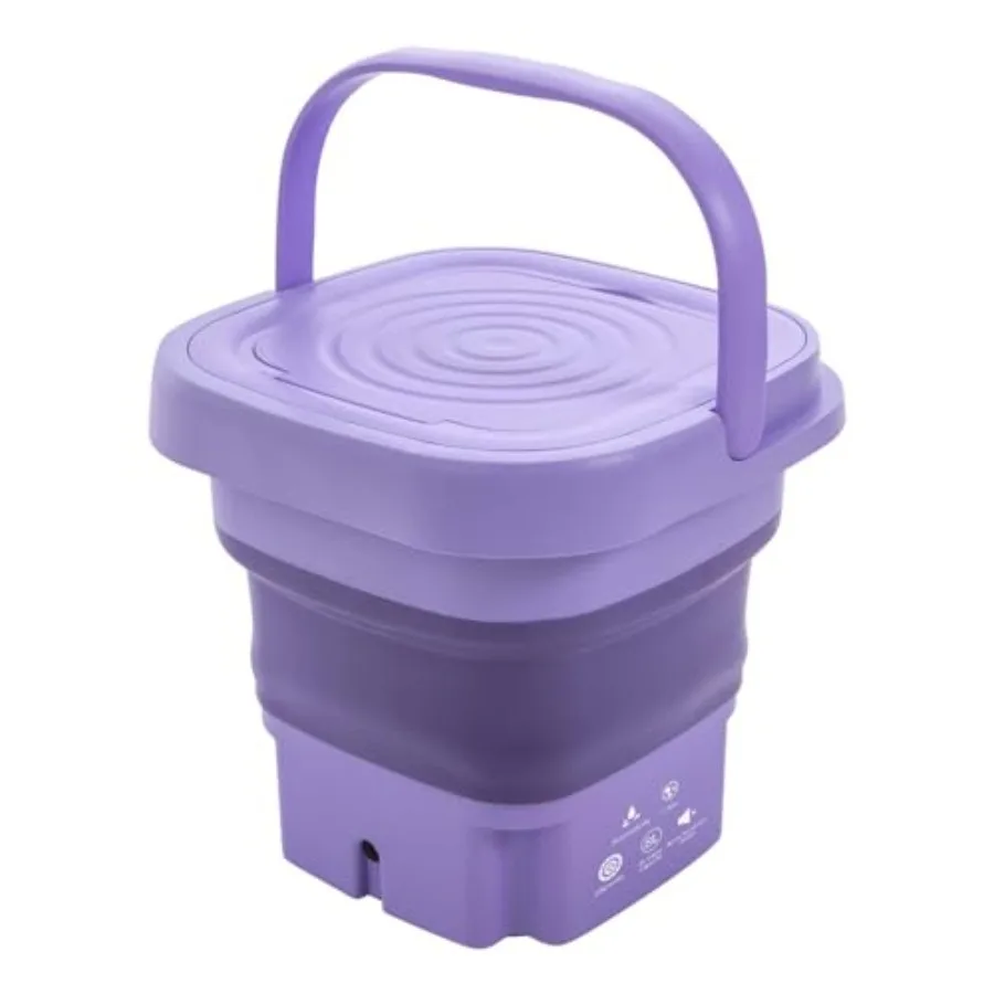 

Портативная складная стиральная машина для путешественников, студентов, использования в квартирах. Легкий и прочный материал, компактный дизайн, быстрая стирка.