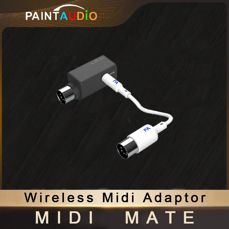 PAINTAUDIO Paint Audio MIDI Mate Wireless MIDI Adapter Ultra Low Latency Adapter for Synthesizer Digital Wind Guitar