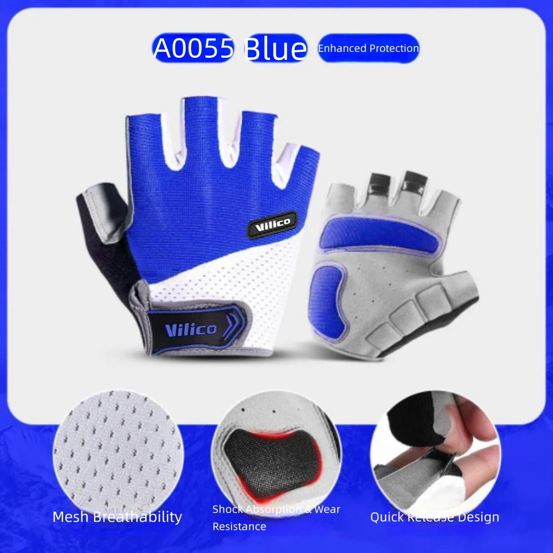 Guanti da Ciclismo Mezze Dita  - Mountain Biking Gloves Mens recensione e prezzo