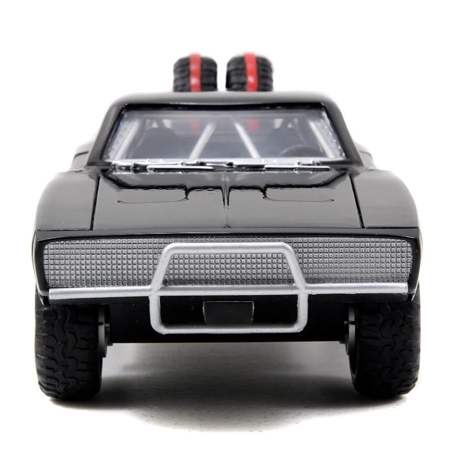 Jada Toys Fast & Furious 1:24 scale Diecast Model 1970 Dodge Charger R/T Off Road Toys for Kids and Adults Black