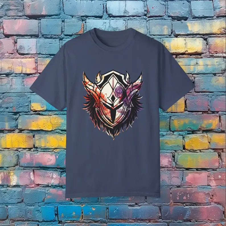 Battle Emblem Gamer T-Shirt - Cool Tee for Gaming Dads