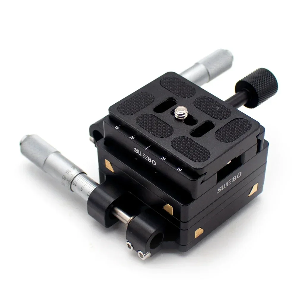 XY محور ميكرومتر دقة الشريحة 0.01 مللي متر ماكرو التصوير التراص عموم إمالة عن قرب اطلاق النار منصة النزوح #3