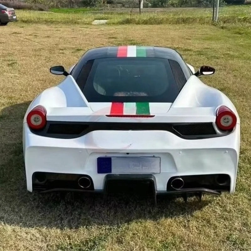 

For Ferrari 458 Italy Upgrade SP Style Semi-Carbon Fiber Rear Bumper Rear Diffuser Body Kit