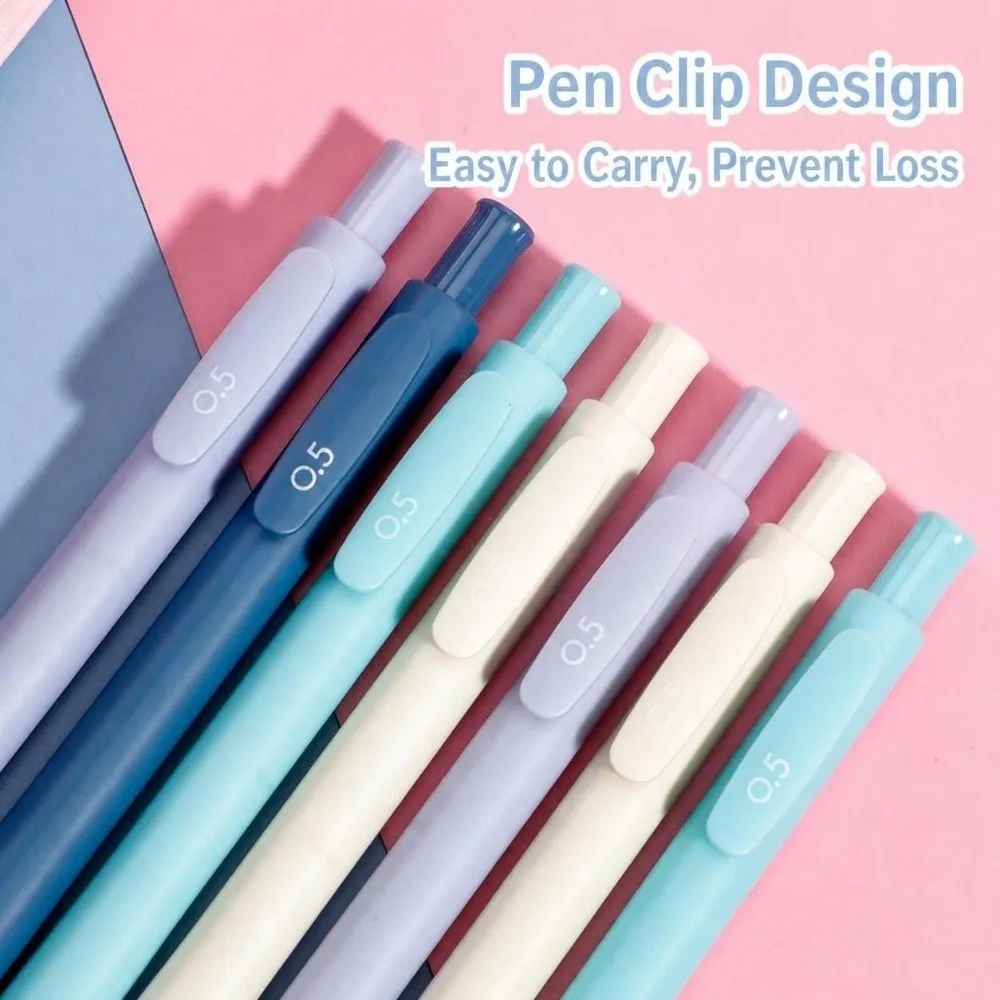 6/12pcs Professional Morandi Mechanical Pencils Triangular Barrel 0.5/0.7mm Automatic Pencils Sketching Pencil Students Gift