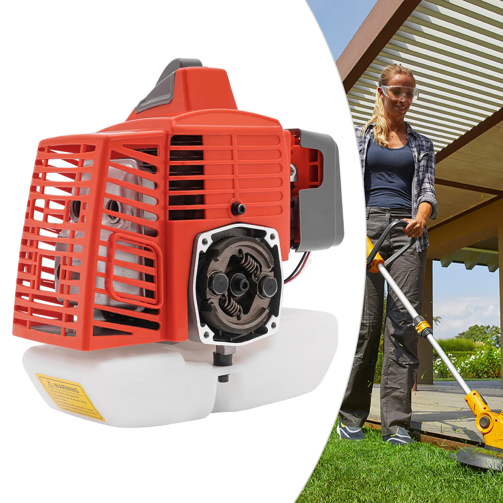 2200W 63,3cc motor a gasolina de 2 tempos motor a gasolina monocilíndrico refrigerado a ar 7500r/min