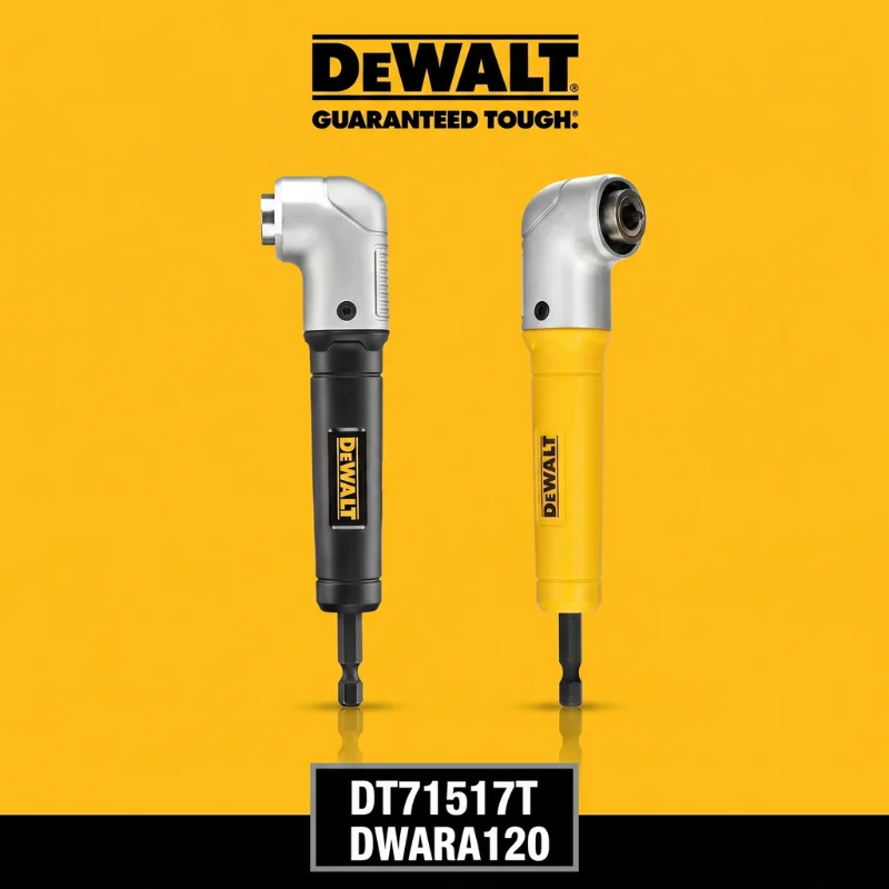

Dewalt DT71517T Right Angle Torsion Drill Adapter Attachment 1/4in Hex Shank Drill Bit Flexible Torsion Zone With 10Pcs Bits