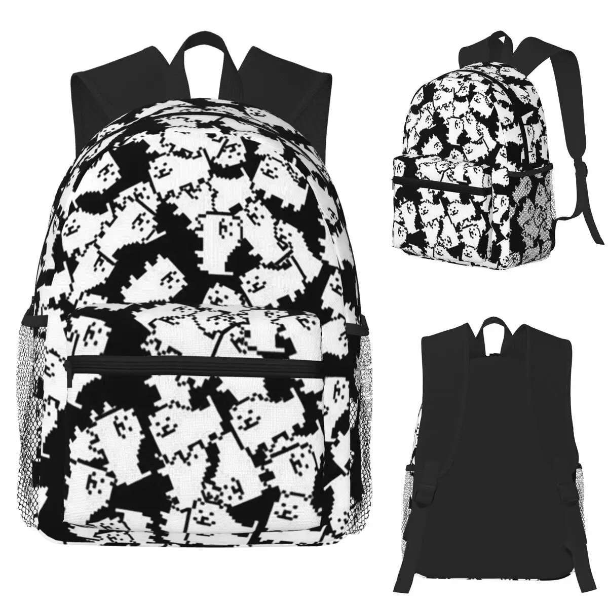 Undertale Annoying Dog Video Game Cute Student Backpack School Bag Hiking Travel Daypack for Boys Girls Bookbag Shoulder Bags