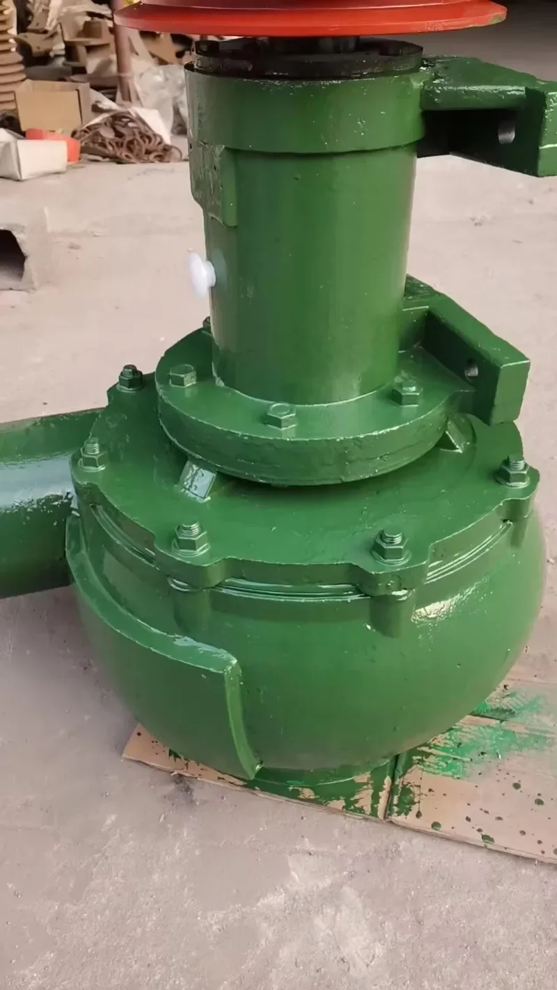 Bomba de dragado de río simple en miniatura