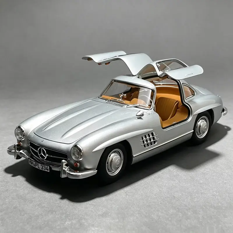 Welly 1:24 Mercedes Benz 300SL Alloy Luxury Sports Car Model Diecast Metal Classic Retro Car Vehicles Model Simulation Kids Gift