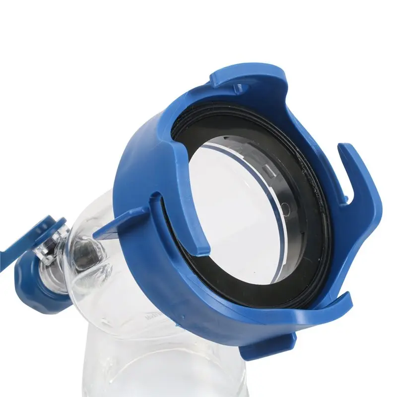 45 Degree RV Holding Tank Rinser, Must Have Sewer Adapter For RV Sanitation, Transparent Sewer Tank Adapter W/Gasket
