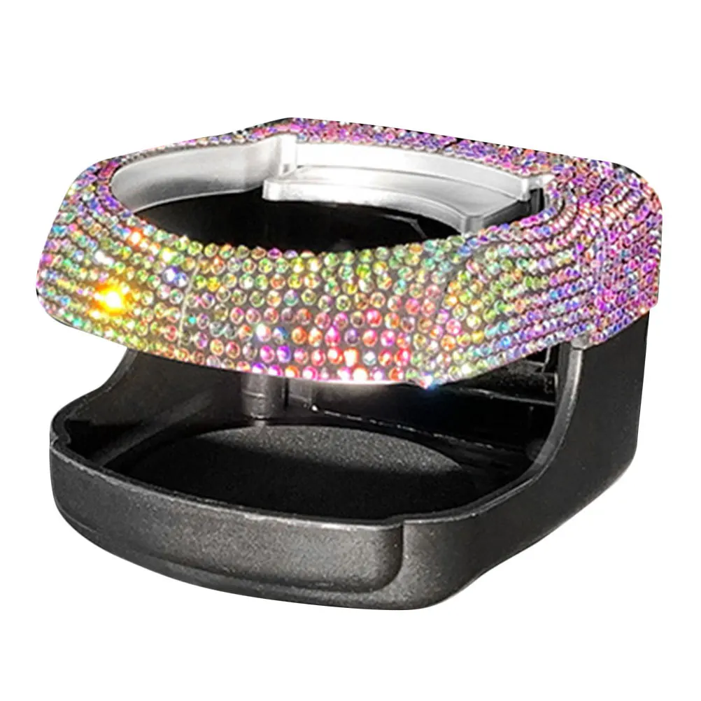 كوب سيارة لتنفيس الهواء زجاجة مياه عالمية حامل مشروبات السيارات الماس ديكور عمودي جبل حامل أكواب السيارات المستقر #1