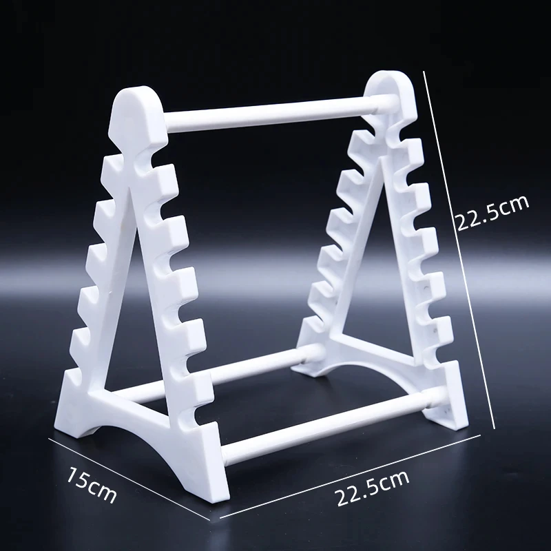 

Detachable Laboratory Plastic Triangle Pipette Holder White Plastic Pipette Rack Graduated Straw Holder