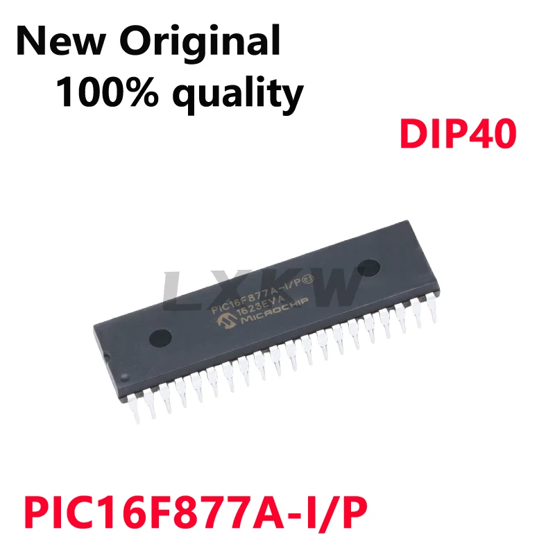 1/PCS New Original PIC16F877A-I/P PIC16F887 PIC16F877A DIP-40 Single chip microcomputer chip In Stock